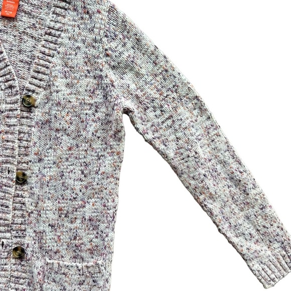 Joe Fresh Girls Pink/Purple Long  Button Sweater Cardigan Size XL - Picture 2 of 5